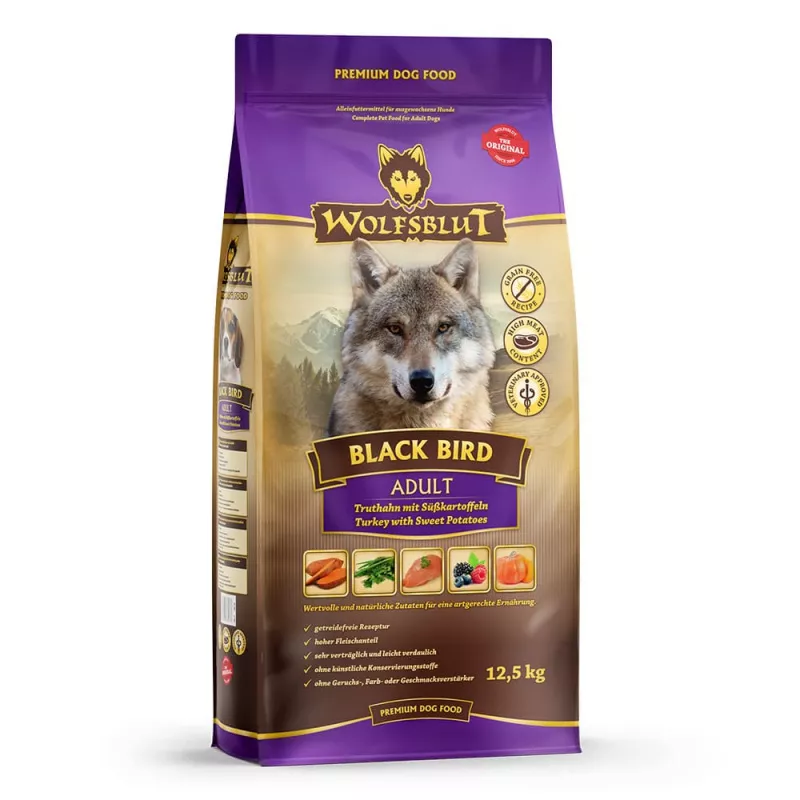 Black Bird Adult - Truthahn mit Süßkartoffel 12,5 kg
